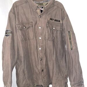 Harley-Davidson Military Green Canvass Jacket